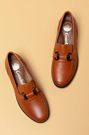 Gondol Hakiki Deri Anatomik Taban Rahat  Ayakkabı elnr.5831