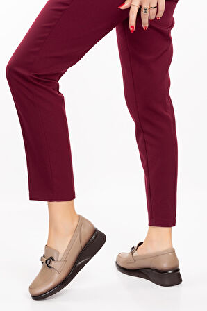 Gondol Hakiki Deri Anatomik Taban Rahat  Ayakkabı elnr.5831