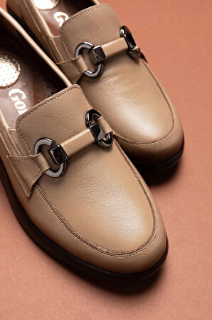 Gondol Hakiki Deri Anatomik Taban Rahat  Ayakkabı elnr.5831