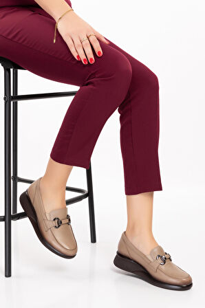 Gondol Hakiki Deri Anatomik Taban Rahat  Ayakkabı elnr.5831