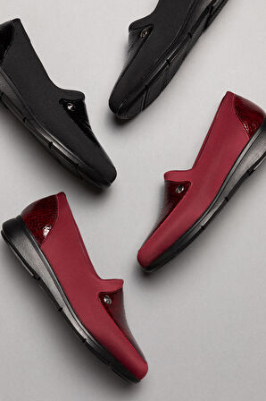 Gondol Hakiki Deri Yanları Strecli Günlük Ayakkabı vdt.195