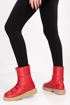 Gondol Hakiki Deri Günlük Şık Kaymaz Taban Bot tre.5070