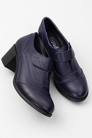 Gondol Kadın Hakiki Deri Rahat Topuklu Ayakkabı anl.7092