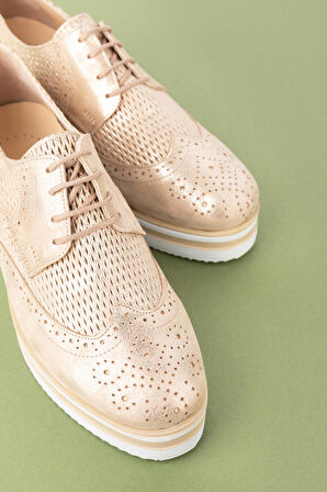 Gondol Kadın Hakiki Deri Anatomik Taban Günlük Ayakkabı ell.6293