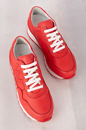 Gondol Içi Dışı Hakiki Deri Anatomik Taban Spor Ayakkabı flf.444