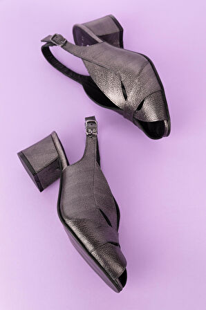 Gondol Hakiki Deri Klasik Topuklu Ayakkabı şhn.985