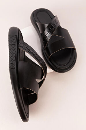 Gondol Erkek Hakiki Deri Terlik esm.409