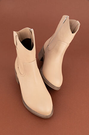 Gondol Kadın Hakiki Deri Western  Bot anl.2871