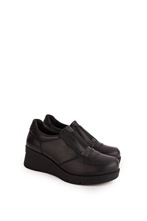 Gondol Hakiki Deri Anatomik Taban Rahat Lastik Detaylı Ayakkabı elnr.5866