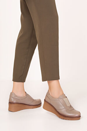 Gondol Hakiki Deri Anatomik Taban Rahat Lastik Detaylı Ayakkabı elnr.5866