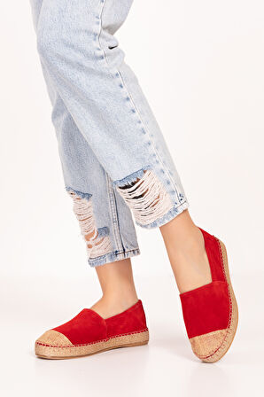 Gondol Hakiki Deri Günlük Espadril alpx.422