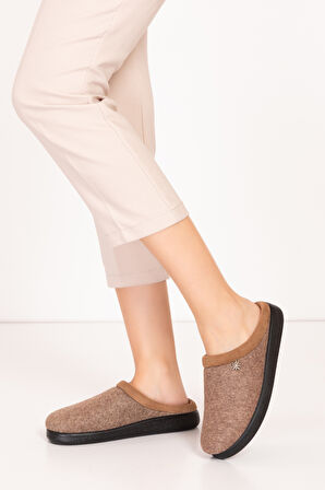 GONDOL İÇİ KÜRKLÜ RAHAT VE HAFİF EV TERLİĞİ EV.216 - Vizon - 41