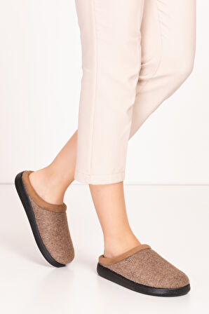 GONDOL İÇİ KÜRKLÜ RAHAT VE HAFİF EV TERLİĞİ EV.216 - Vizon - 41