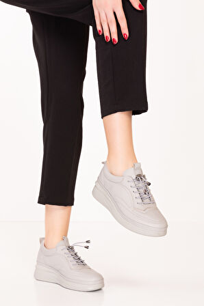 Gondol Hakiki Deri Anatomik Taban Rahat Ayakkabı es.120 - Taş - 38