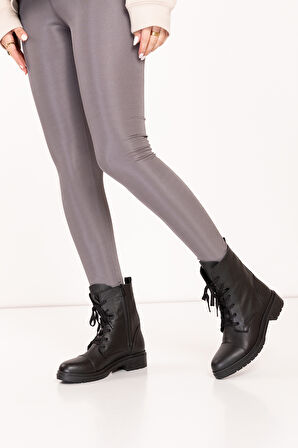 Gondol Kadın Hakiki Deri Günlük Postal wst.3020 - Siyah - 41