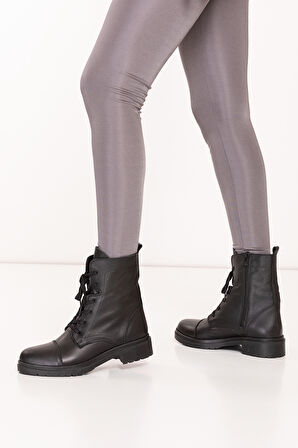 Gondol Kadın Hakiki Deri Günlük Postal wst.3020 - Siyah - 41