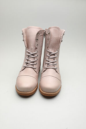 Gondol Hakiki Deri Günlük Hafif Yumuşak Postal Bot zx.1150 - Gri - 37