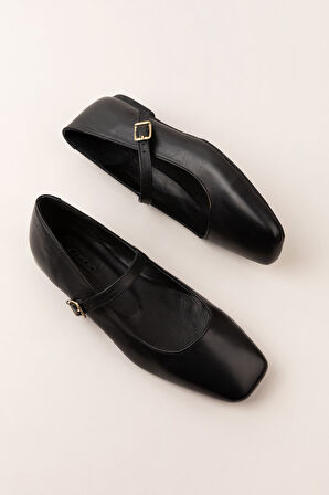 Gondol Hakiki Deri Günlük Klasik Tek Bant Babet Ln.4410 - Siyah - 40