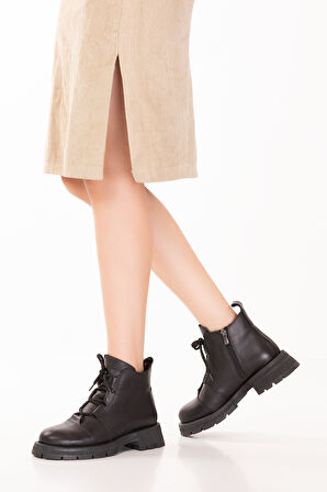 Gondol Hakiki Deri Günlük Şık Bot Bellamy - Siyah - 40