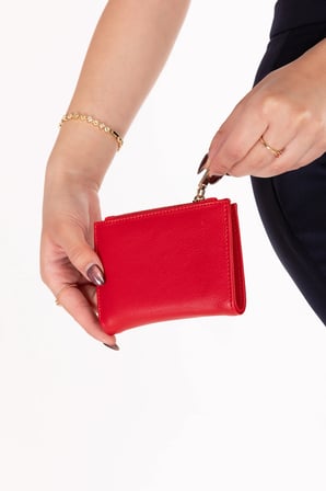 Gondol Hmx Polo Günlük Kullanışlı Kartlık Cüzdan hmx.109 Kırmızı