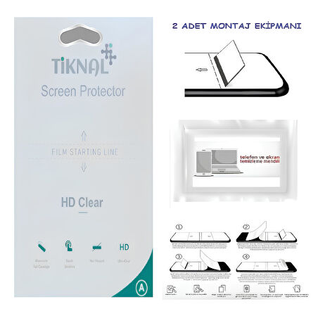 One PLUS 12 - TİKNAL - Nano Ekran Koruyucu Ultra İNCE Esnek Hd Şeffaf