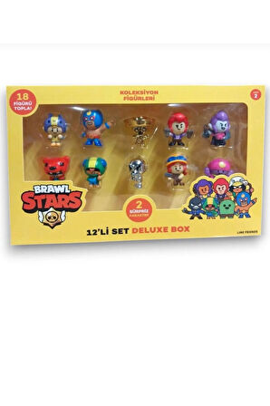 12'li Brawl Stars Seri 2 Model 2 Oyuncak Brawl Stars Figür 12 Lİ Brawl Stars Oyun Karakter Seti