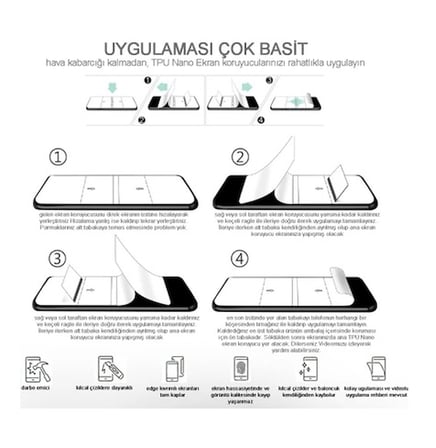Samsung Galaxy A05 Nano Ekran Koruyucu Ultra İNCE Esnek MAT Şeffaf