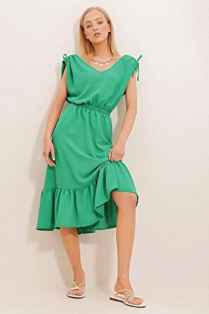 Ayrobin Kumaş Elbise