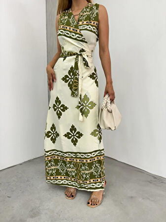 Dokuma Viskon Elbise 