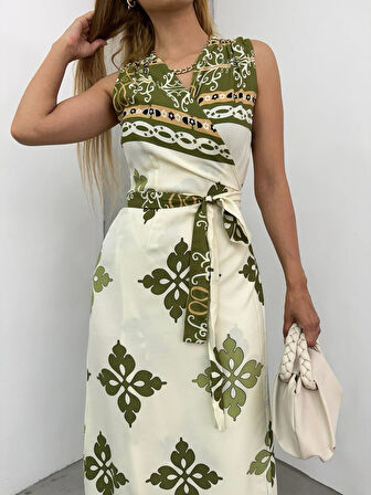 Dokuma Viskon Elbise 