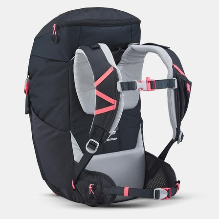 QUECHUA Çocuk Outdoor Sırt Çantası - 7/15 Yaş - 28 L - Gri - MH500
