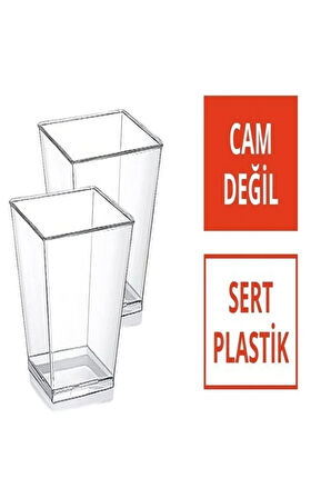 12'li Sunum Kasesi Magnolya Dondurma Puding Tatlı Meze Salata Cup Kabı Sert Plastik Mika Kase
