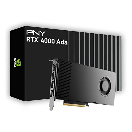 PNY RTX 4000 Ada VCNRTX4000ADA-SB 20GB GDDR6 160Bit DP Ekran Kartı