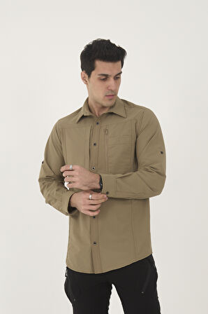 Camp365 Outdoor Tactical Rahat Ve Kullanışlı Su İticili Erkek Taktik Gömlek