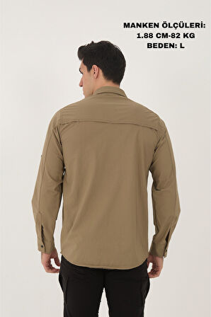 Camp365 Outdoor Tactical Rahat Ve Kullanışlı Su İticili Erkek Taktik Gömlek