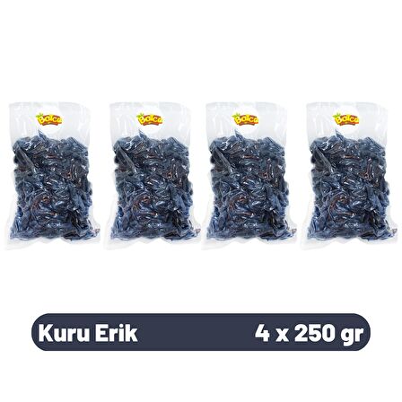 Batca Kuru Erik 250 gr X 4 Adet Dilimlenmiş Erik Kurusu - (1 Kg)