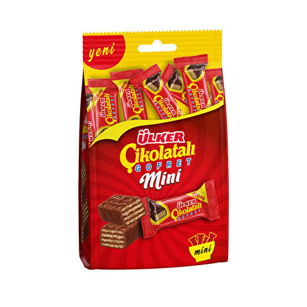 Ülker Çikolatalı Gofret Mini 82 gr x 5 Adet