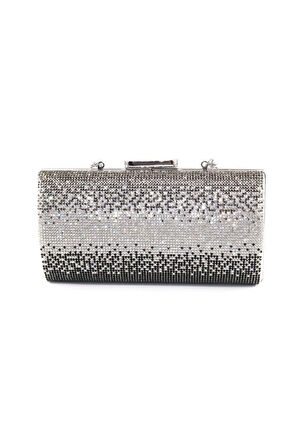 Taşlı gümüş abiye çanta. Clutch gümüş taşlı gece çantası. Abiye çanta gümüş. Gümüş abiye çantası.