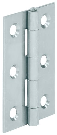 Häfele Menteşe, Haddelenmiş, perçinli pim ile, krank A, düz - 80 mm