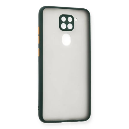 Xiaomi Redmi Note 9 Kılıf Montreal Silikon Kapak - Yeşil
