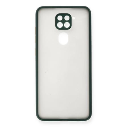 Xiaomi Redmi Note 9 Kılıf Montreal Silikon Kapak - Yeşil