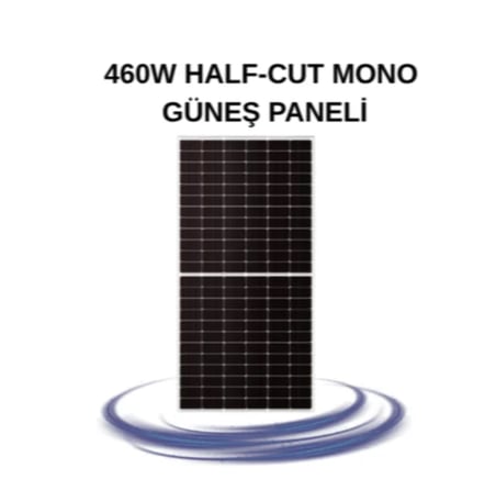 SOLERON 460W HALF-CUT MONO GÜNEŞ PANELİ