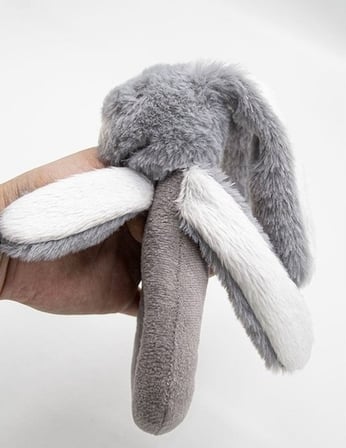 Tutmalı Peluş Mini Tavşan 842 Gri