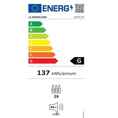 La Sommeliere ECS312Z Çift Isılı Service Solo Şarap Dolabı - 29 Şişe