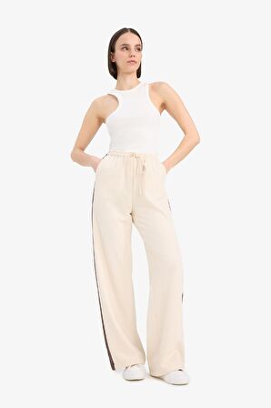 Coool Wide Leg Cepli Normal Bel Geniş Paça Pantolon