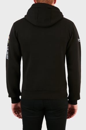 Norway Geographical Kapüşonlu Yarım Fermuarlı Outdoor Sweat Erkek SWEAT GYMCLASSA100 SİYAH