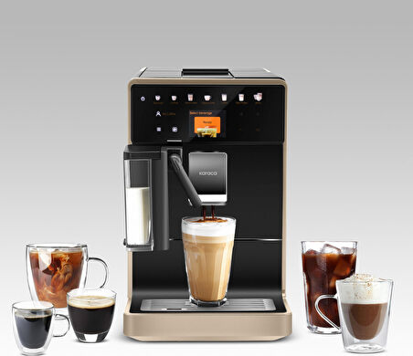 Karaca Baristaroma A5 Tam Otomatik Espresso Makinesi Gold