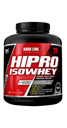 Hardline Hipro isowhey 1800gr 72 servis İzole Protein Çikolatalı