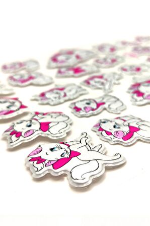 Sticker Kabartmalı A4 Boyutunda Stiker Defter, Planlayıcı Etiket (Lim055) -  Sevimli Kedi