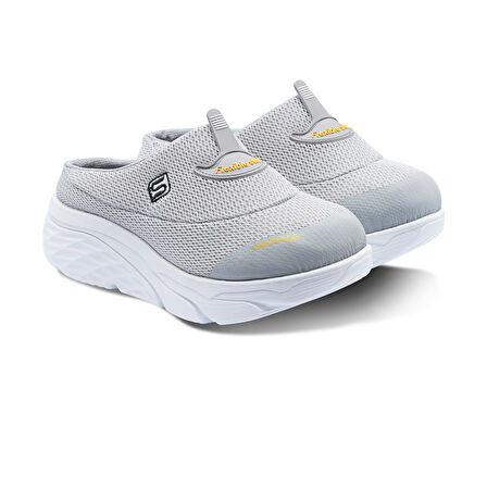Sandal Spor Kadın Dolgu Taban Ortopedik File Sabo Doktor Hemşire Hastane Aşçı  Terlik  SS001-0278 GRİ 